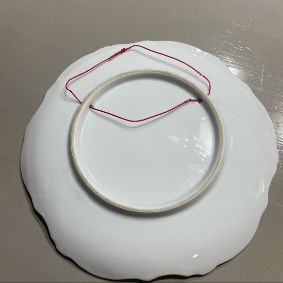 8" Vintage Decorative Plate Jesus ''The Last Supper'' 18K Gold Trim - Picture 5 of 5